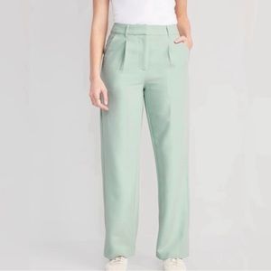 Old Navy High Waisted Pleated Wide Leg Trousers